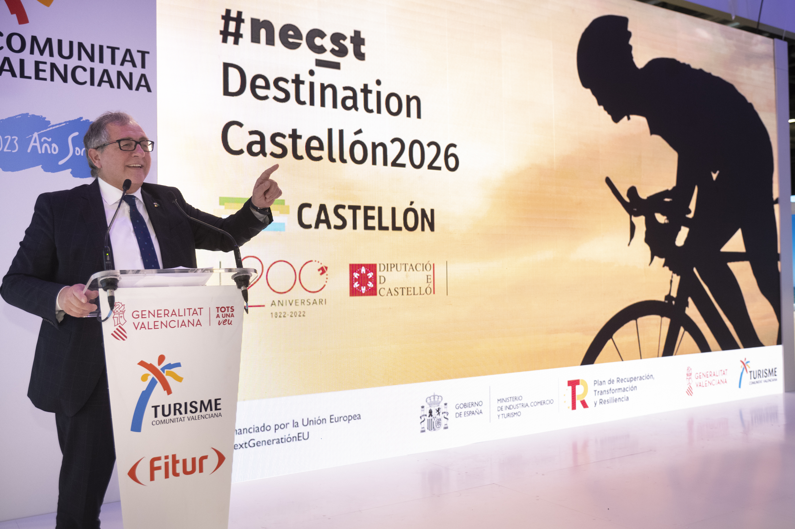 La Diputación celebra buena acogida del proyecto Necst Destination-Castelló Cycling en Fitur