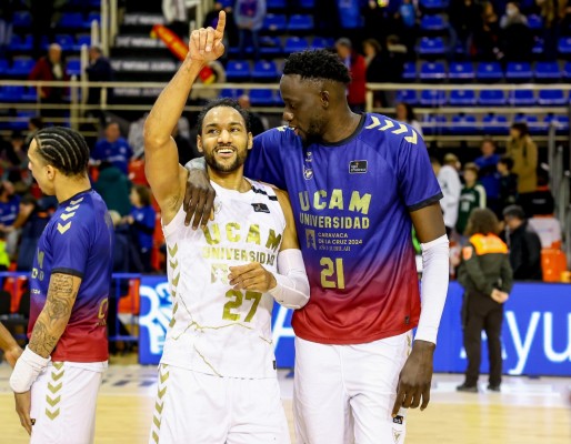El UCAM CB cierra su tercera mejor primera vuelta en 25 años en la ACB 