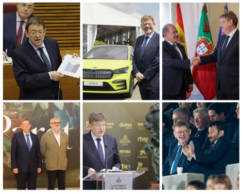 ¿Qué hizo Puig en 2022? El president intensificó su agenda con hasta siete actos diarios 