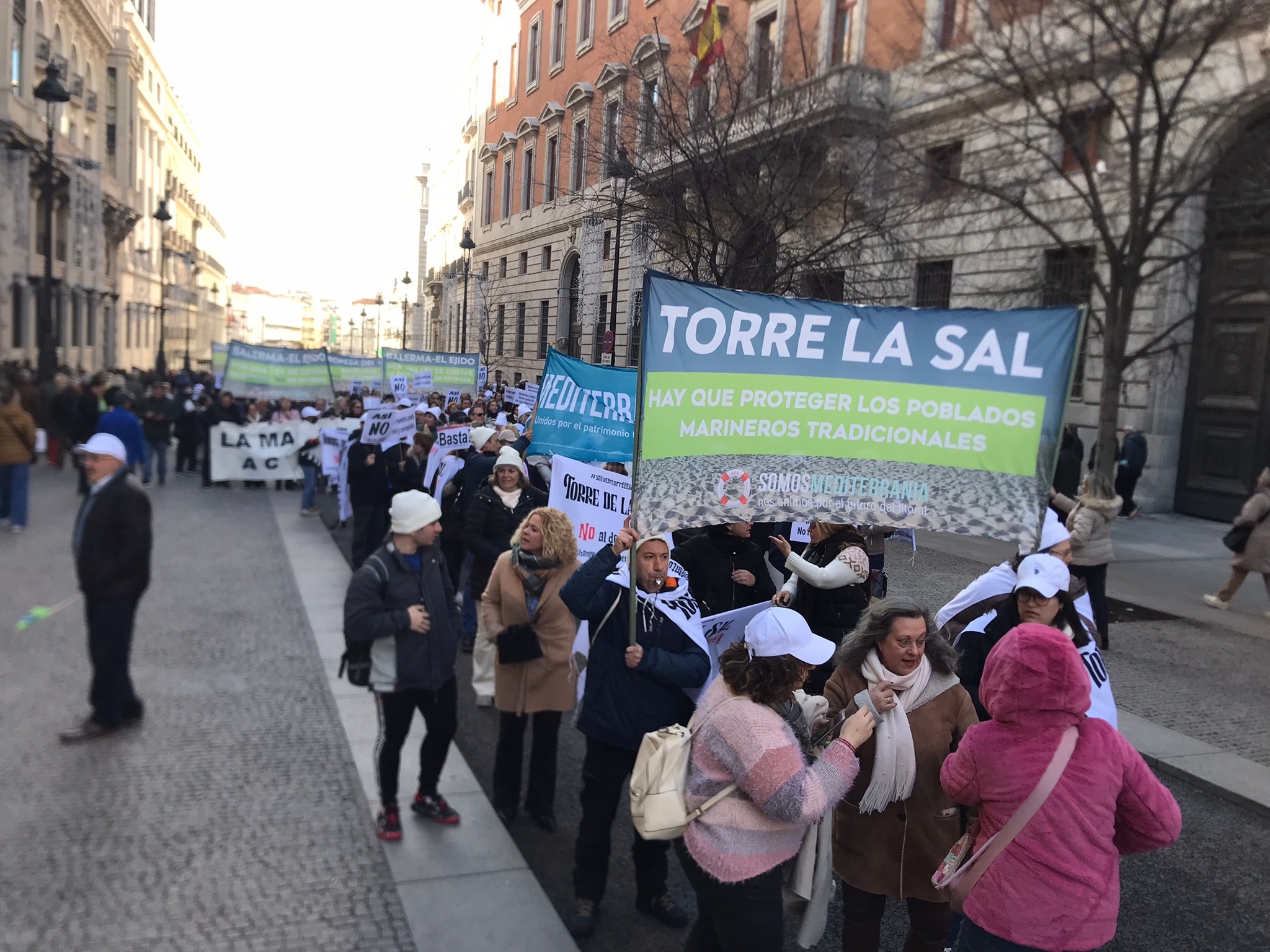 Una manifestación denuncia en Madrid la erosión de 