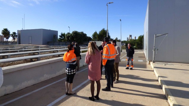 Benidorm reduce a la mitad el consumo de energía de la ETAP con placas fotovoltaicas 