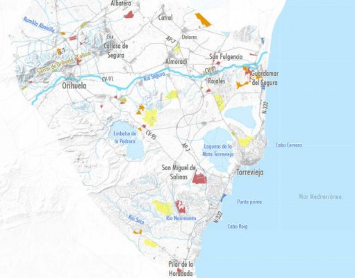 El Consell prorroga la suspensión de modificar suelo rural en el ámbito del PAT Vega Baja