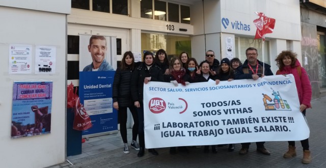 El personal de laboratorio de Vithas hará más paros ante la 
