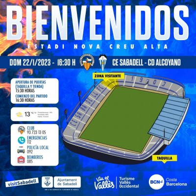 El Alcoyano y Sabadell, un duelo históricos en cuatro categorías nacionales
