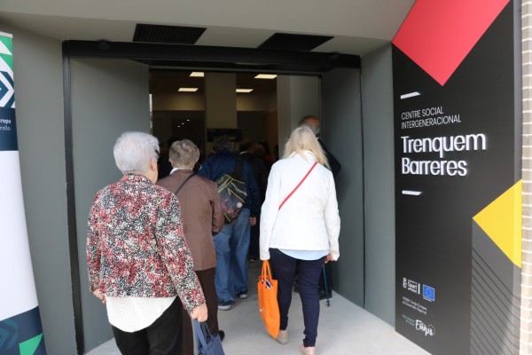 La ampliación del Centro Intergeneracional Trenquem Barreres de Quart abre sus puertas