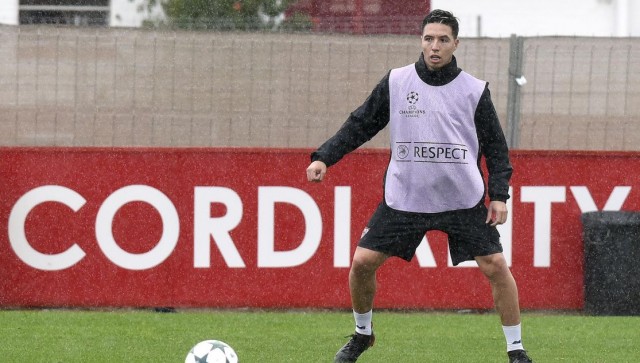 Nasri no estará ante el Valencia CF por lesión