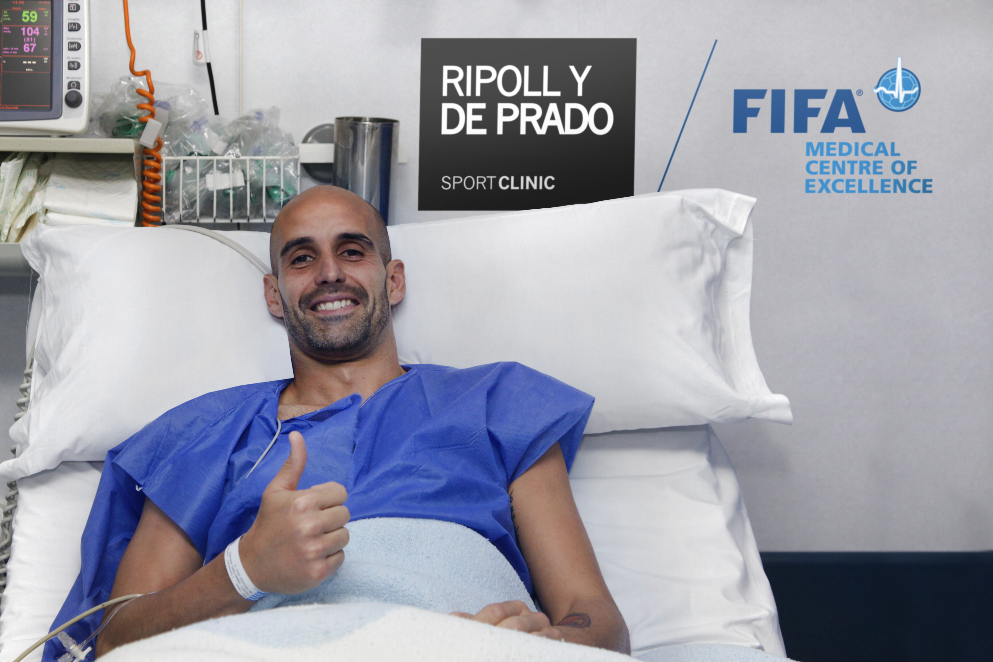 Chema, operado con éxito