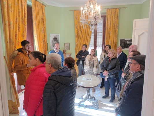 El Palacio del Marqués de Rafal recibe la visita de casi 800 personas desde que abrió al público