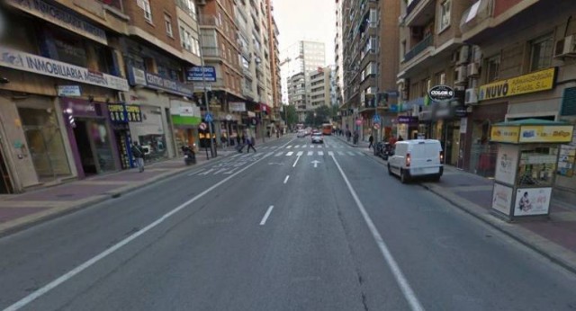 Las obras del plan de movilidad de Murcia dejarán un solo carril en la avenida de la Constitución