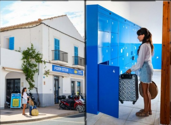 La firma Drop Point Systems, de Petrer, coloca sus taquillas inteligentes en Formentera