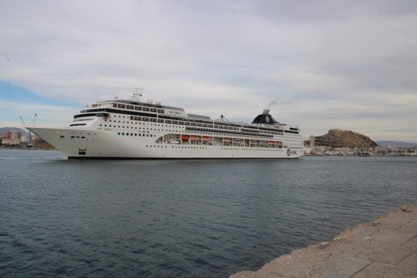 MSC Cruceros estrena sus embarques de invierno en Alicante y programa un 91% más este año