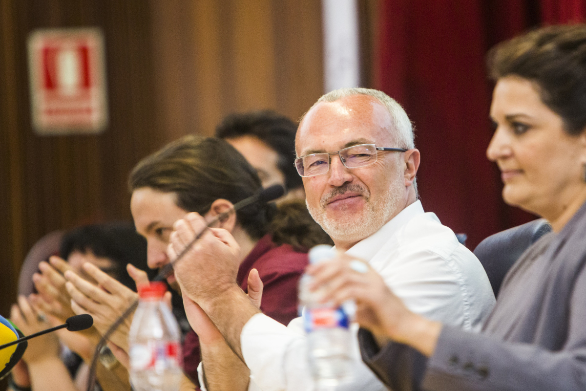 Antonio Montiel, secretario autonómico de Podemos. EVA MÁÑEZ - 