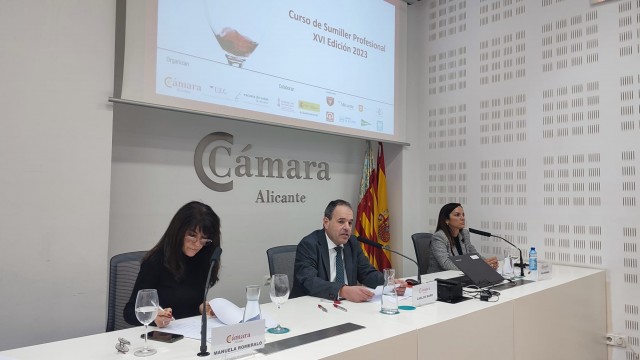 La Cámara de Alicante formará a 20 sumilleres en la 'Mejor Escuela de Sumillería de España'