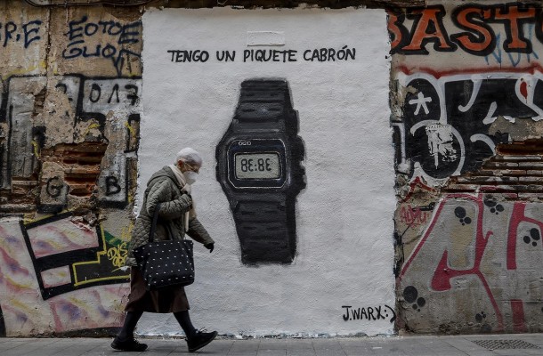 El 'pique' de Shakira ya tiene grafiti en València