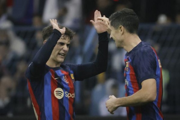 Laporta, convencido de que el Barça podrá inscribir a Gavi y renovar a Balde
