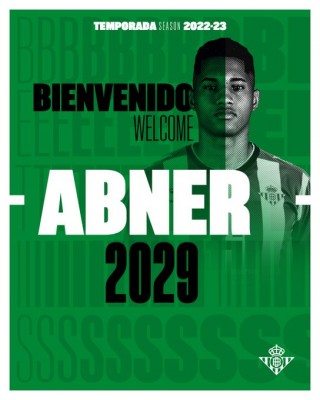 Abner Vinicius, nuevo jugador del Betis hasta 2029