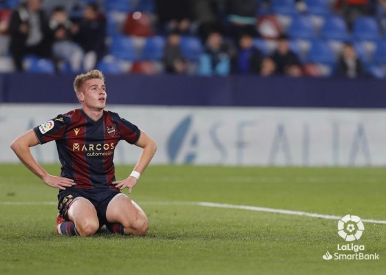 Cantero tiene el mejor promedio goleador de la plantilla del Levante

