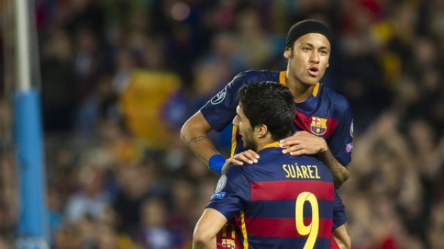  Neymar y Suárez llevan al Barça a las puertas de los octavos de final