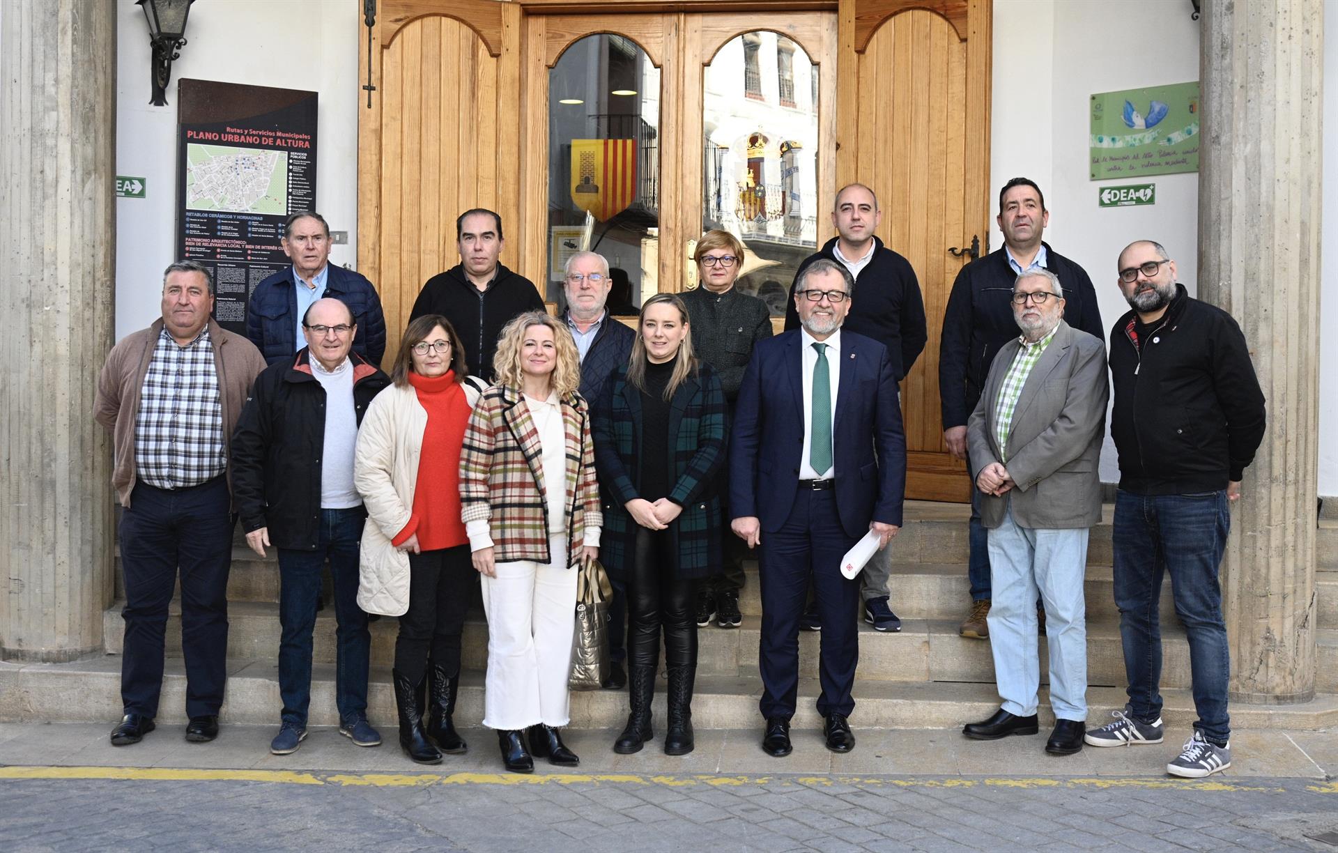 La Diputación aborda con alcaldes ayudas a municipios afectados por los incendios 