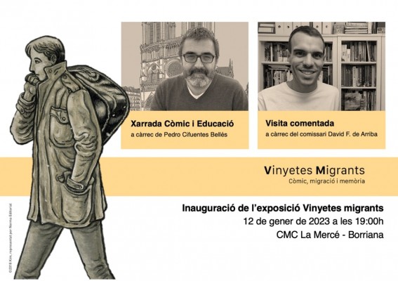 Una mostra dona llum a la migració i les seues problemàtiques a través de vinyetes