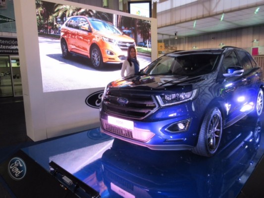El nuevo Ford Edge, centro de atención en la Estación AVE Joaquín Sorolla