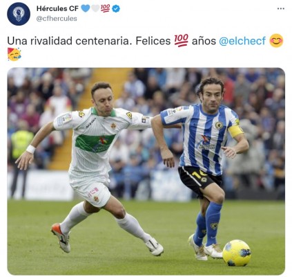 Clubes de toda España felicitan al Elche por su Centenario
