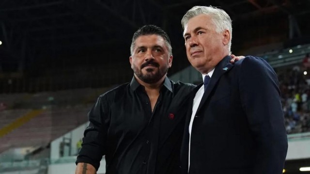 Ancelotti y Gattuso, de viejos amigos a relación distante
