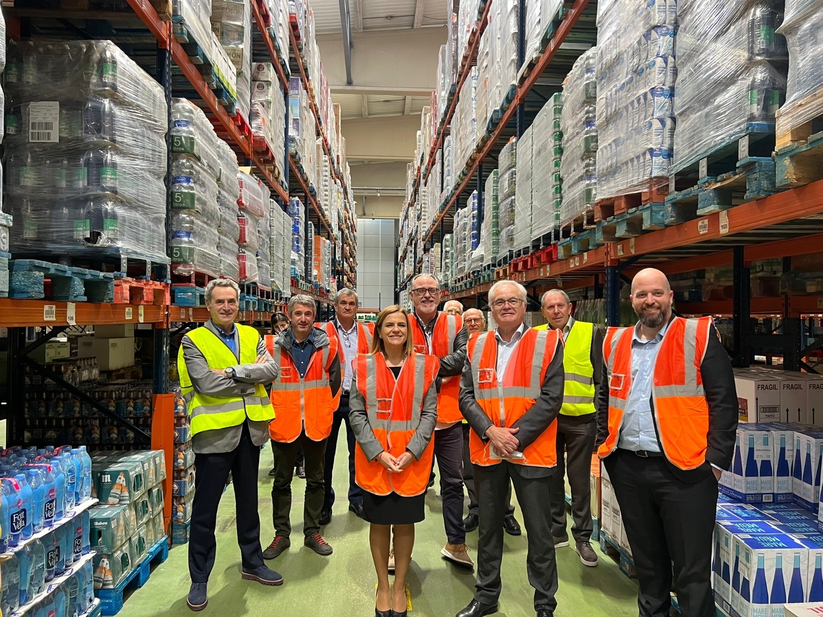 Pilar Bernabé, en la visita a las instalaciones de Masymas. - 