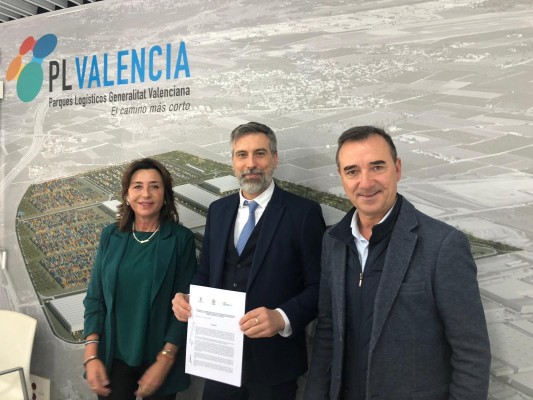 EGM Parque Logístico Valencia firma el convenio con los Ayuntamientos de Riba-roja y Loriguilla