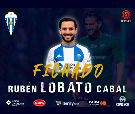 El lateral Rubén Lobato se convierte en el primer fichaje invernal del Alcoyano
