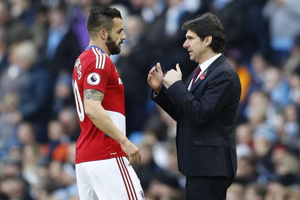 Aitor Karanka sale en defensa de Negredo por su sequía goleadora
