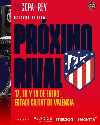 El Levante medirá su racha contra el Atlético en Copa