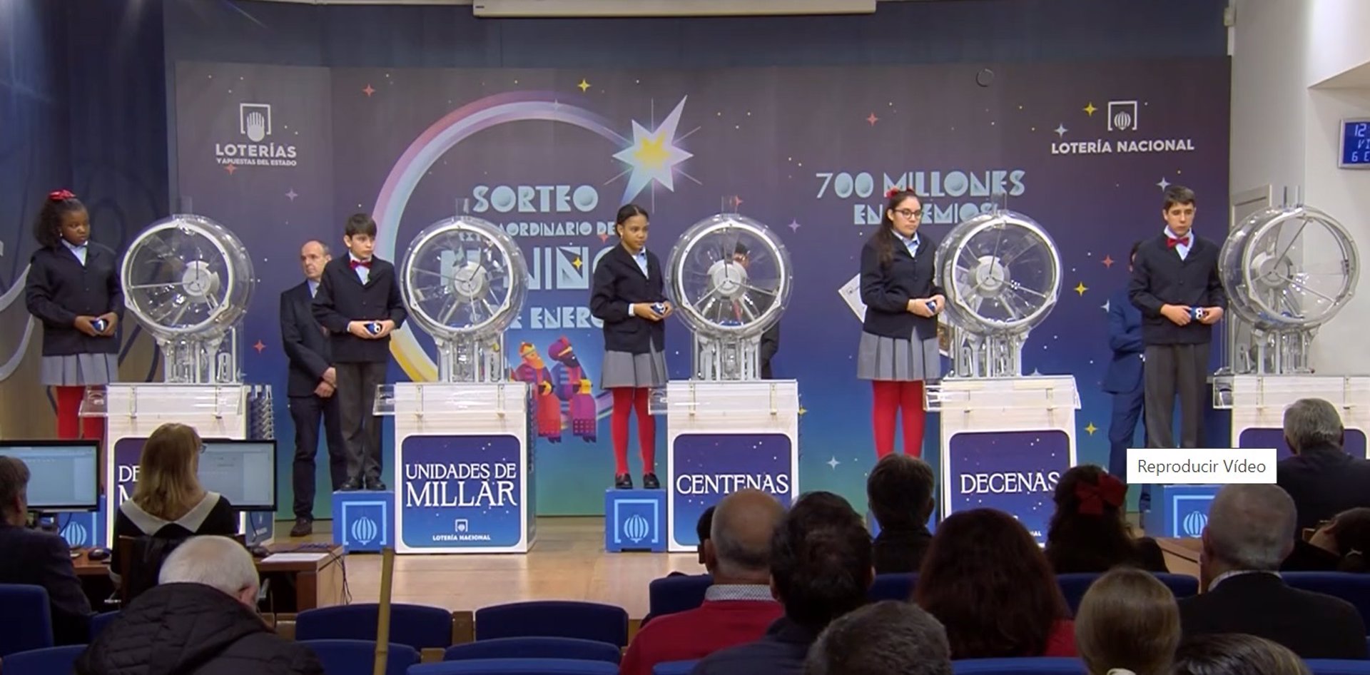 Parte del 18.918, tercer premio de 'El Niño', vendido en Alzira