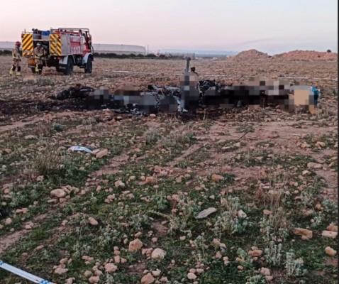 Tragedia aérea en San Javier: fallecen dos pilotos al estrellarse con una avioneta en Los Garranchos