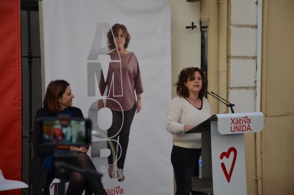 Xàtiva Unida presenta a Amor Amorós como candidata a la alcaldía