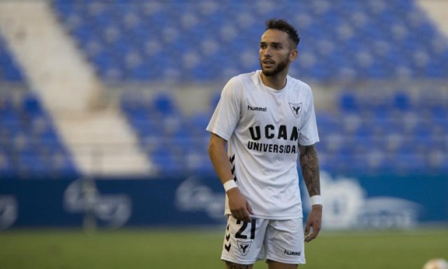 Alfredo Gutiérrez puede haber dicho adiós al curso con el UCAM CF por lesión 
