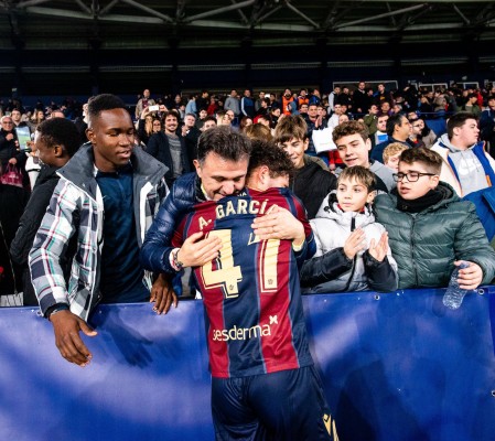 El canterano Andrés García tras su debut: 