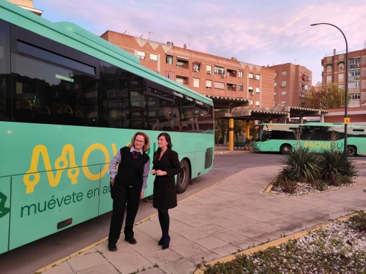 Movibus incorporará ocho autobuses eléctricos en las líneas que dan servicio a Molina 