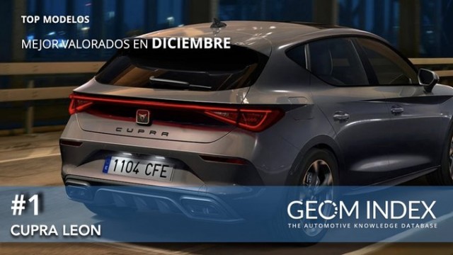 Toyota y el Cupra León cierran el año en lo más alto del índice GEOM