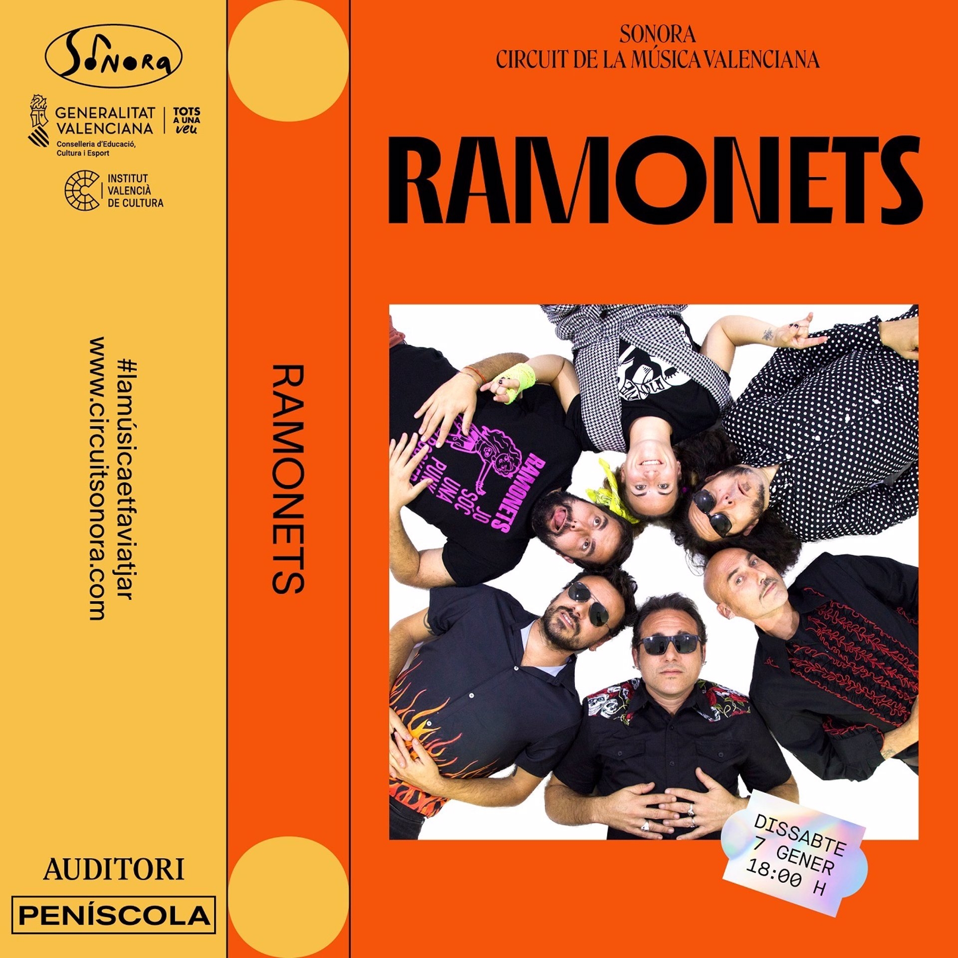 El circuito Sonora llega a Peñíscola el sábado con el concierto familiar de Ramonets