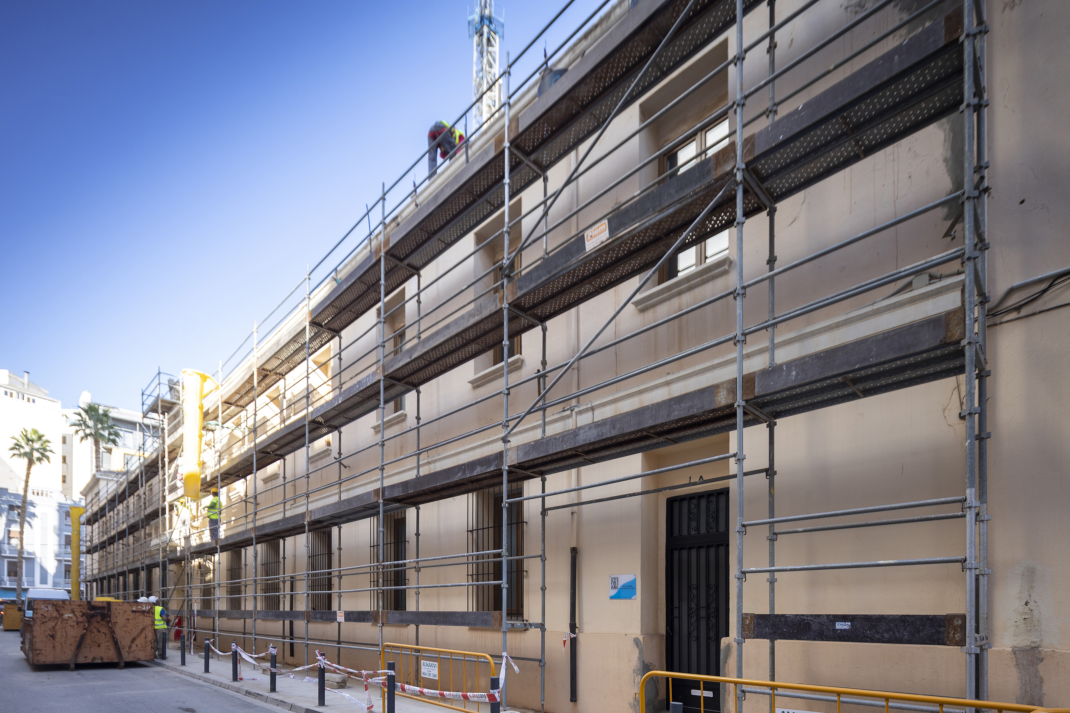 Castelló avanza con la reforma de la Cámara Agraria y espera concluir las obras antes de abril
