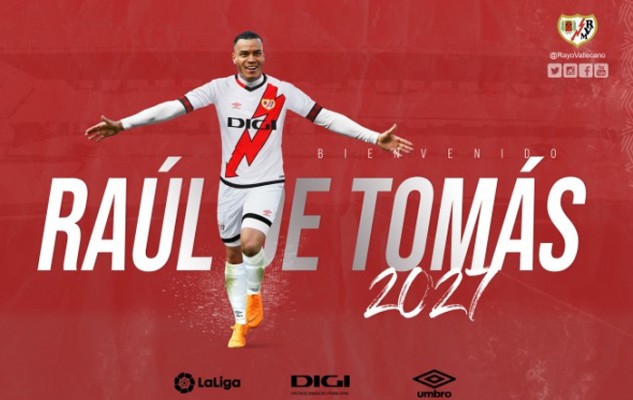 Raúl de Tomás, el fichaje de invierno del Rayo
