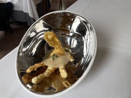 Pata de pollo en Cal Paradís (Vall d'Alba)