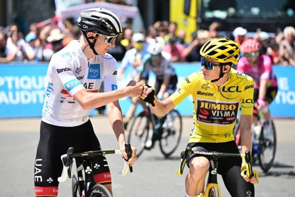 Los duelos Pogacar-Vingegaard y Roglic-Evenepoel en Tour y Giro iluminan el año