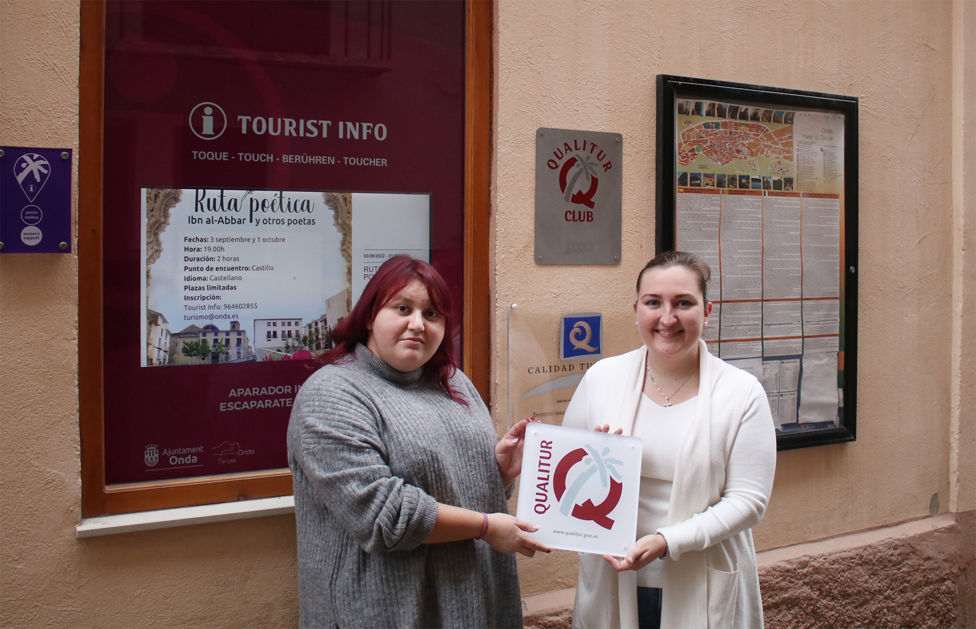 La oficina de turismo del centro histórico de Onda revalida la ‘Q’ de calidad turística