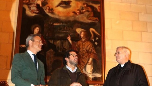 'La Anunciación' regresa a la Catedral de Murcia tras pasar por 'quirófano' 