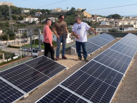 Altea culmina en el Centro Cultural de Altea la Vella su segunda instalación fotovoltaica compartida