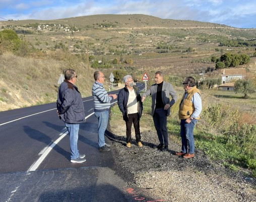 La Diputación invierte un millón para mejorar la seguridad vial de la CV-780 entre Xixona y La Torre