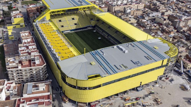 La Cerámica, lista para recibir de nuevo al Villarreal aunque la obra se completará 