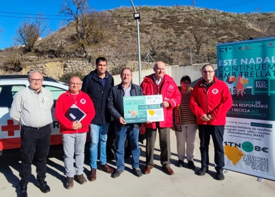 El Consorcio Castelló Nord cambia 760 toneladas de residuos por 6.000 euros para Cruz Roja 